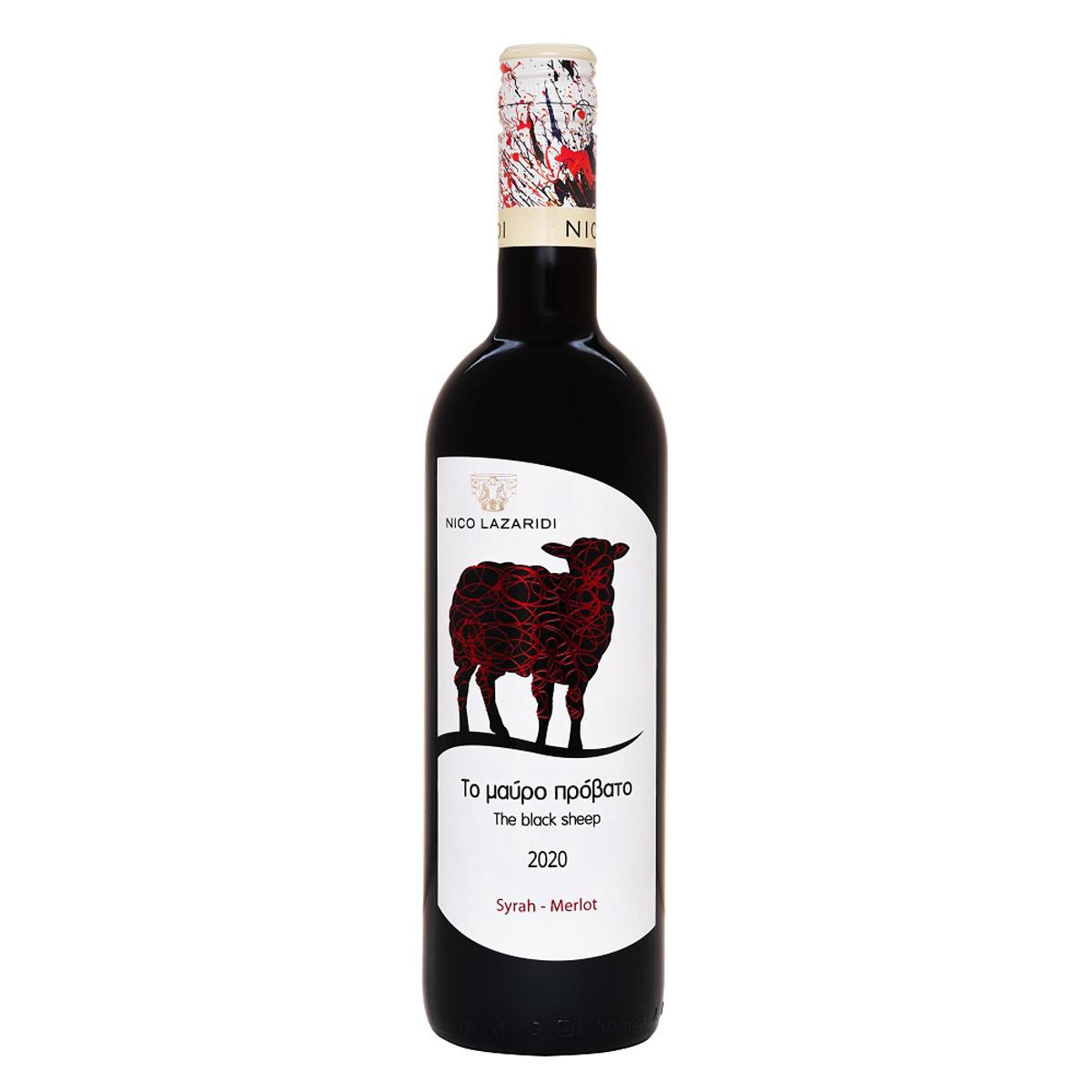 Black sheep Mavro Provato rot Nico Lazaridi | Rotwein trocken (0,75 l) g.g.A. Pangeon