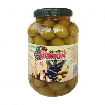 Grüne Oliven mit Stein Atlas 80-90 | Ariston (1,5 kg)