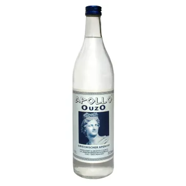 Ouzo Apollo 0,7 l – milder griechischer Ouzo mit Anisaroma