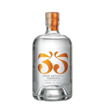 Tsikoudia Muscat of Spina 35N aus Kreta (0,7 l)