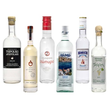 Tsipouro Tasting mit Ouzoland (6 x 0,2 l)