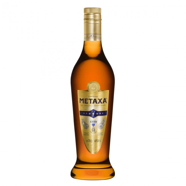 Metaxa 7 Sterne (0,7 l) plus Glas