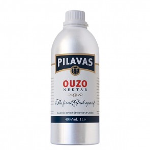Ouzo Pilavas 40% Aluflasche 1 Liter
