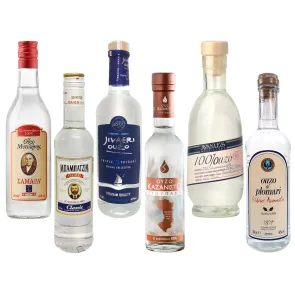 Ouzo Premium Tasting mit Ouzoland (6 x 0,2 l)