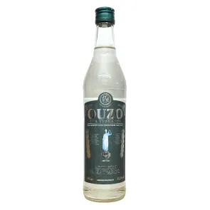 Ouzo Tirnavou Green 0,7 l Katsaros – milder griechischer Ouzo aus Tyrnavos mit feinen Anisnoten