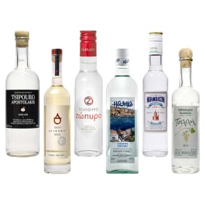 Tsipouro Tasting mit Ouzoland (6 x 0,2 l)
