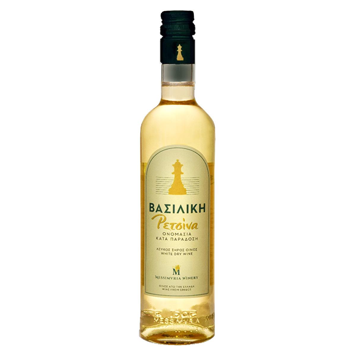 Retsina Vasiliki Mesimvria Winery | Weißwein geharzt (0,5 l)